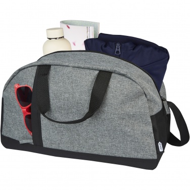 Logo trade corporate gifts image of: Reclaim GRS recycled two-tone sport duffel bag 21L
