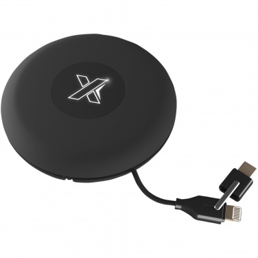 Logo trade promotional giveaways picture of: SCX.design C18 3-in-1 travel light-up cable