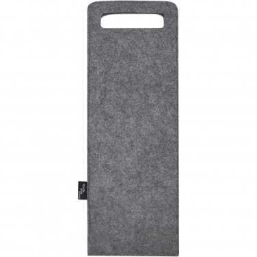 Logo trade promotional gifts picture of: Felta 75 cl GRS recycled felt wine bag