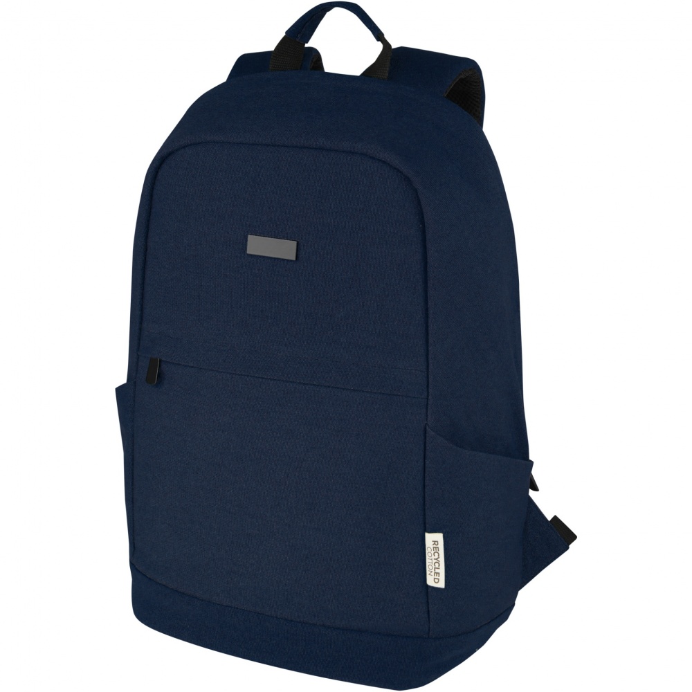 Logotrade promotional merchandise picture of: Joey 15.6" GRS recycled canvas anti-theft laptop backpack 18L