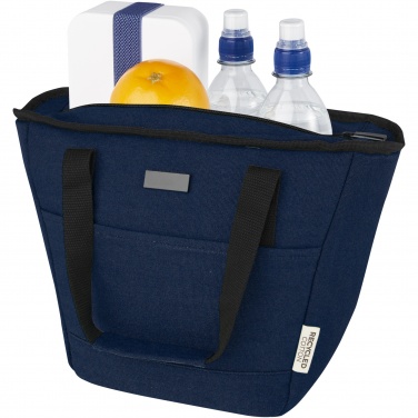 Logotrade advertising products photo of: Joey 9-can GRS recycled canvas lunch cooler bag 6L