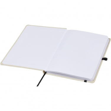 Logo trade promotional giveaways picture of: Tutico organic cotton hardcover notebook