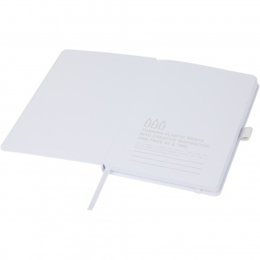 Logo trade advertising products picture of: Thalaasa ocean-bound plastic hardcover notebook