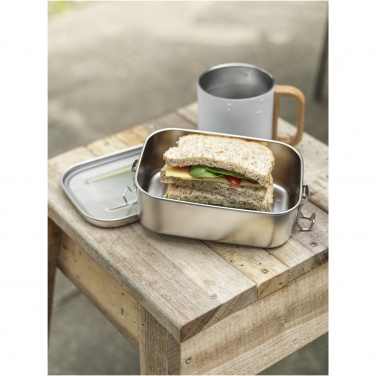 Logo trade promotional merchandise image of: Titan recycled stainless steel lunch box