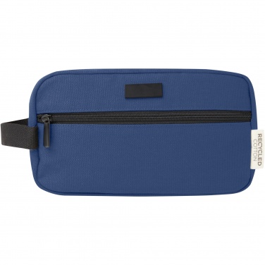 Logotrade promotional product image of: Joey GRS recycled canvas travel accessory pouch bag 3.5L