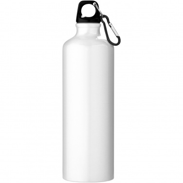 Logotrade promotional giveaway picture of: Oregon 770 ml RCS certified recycled aluminium water bottle with carabiner