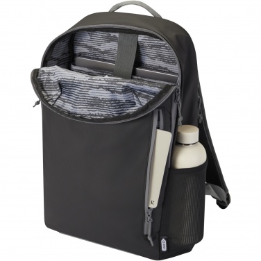 Logotrade promotional giveaways photo of: Aqua 15" GRS recycled water resistant laptop backpack 21L