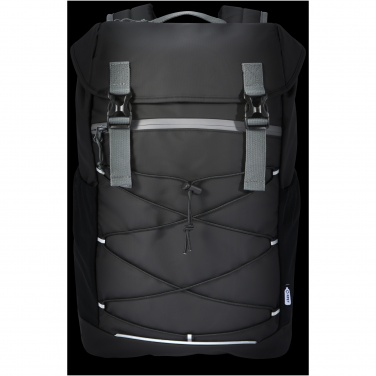 Logo trade promotional products image of: Aqua 15.6" GRS recycled water resistant laptop backpack 23L