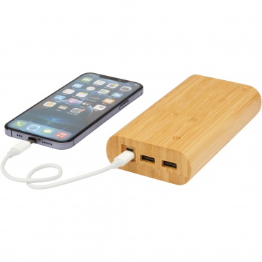 Logotrade promotional giveaway picture of: Tulda 20.000 mAh bamboo power bank