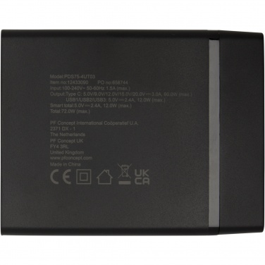 Logotrade promotional products photo of: ADAPT 72W recycled plastic PD power station