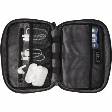 Logo trade promotional gift photo of: Rise GRS recycled organiser pouch  