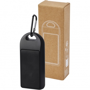 Logo trade promotional gift photo of: Omni 3W IPX4 RCS recycled plastic Bluetooth® speaker