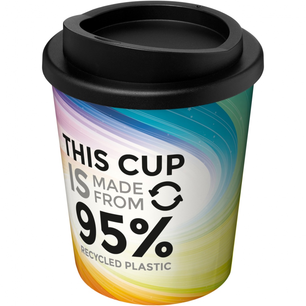Logotrade business gift image of: Brite-Americano® Espresso Recycled 250 ml insulated tumbler