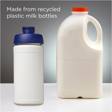 Logotrade promotional gifts photo of: Baseline 500 ml recycled sport bottle with flip lid
