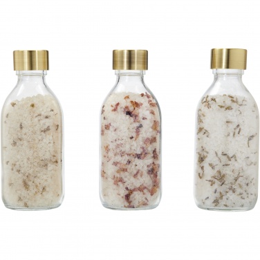 Logotrade promotional giveaway image of: Wellmark Just Relax 3-piece 200 ml bath salt gift set