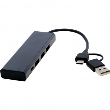 Logotrade advertising products photo of: Rise RCS recycled aluminium USB 2.0 hub