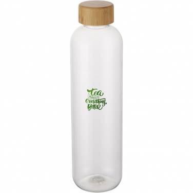 Logo trade business gifts image of: Ziggs 1000 ml recycled plastic water bottle