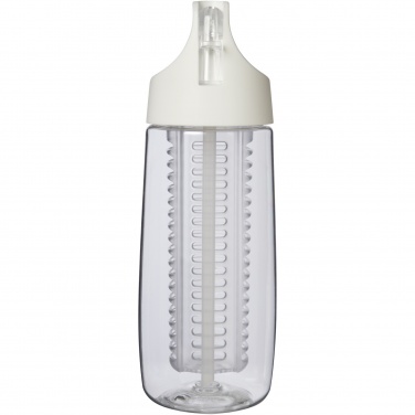 Logotrade promotional giveaway picture of: HydroFruit 700 ml recycled plastic sport bottle with flip lid and infuser