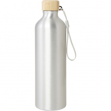 Logo trade business gifts image of: Malpeza 770 ml RCS certified recycled aluminium water bottle