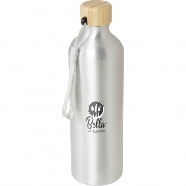 Logo trade promotional merchandise photo of: Malpeza 770 ml RCS certified recycled aluminium water bottle