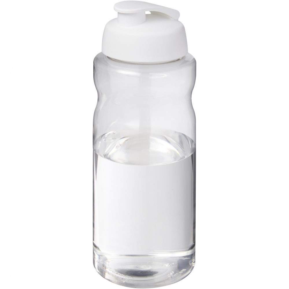 Logo trade promotional gifts image of: H2O Active® Big Base 1 litre flip lid sport bottle