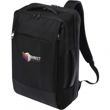 Logo trade promotional merchandise image of: Expedition Pro 17" GRS recycled expandable laptop backpack 35L