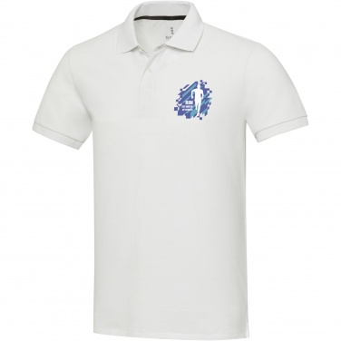 Logotrade corporate gift picture of: Emerald short sleeve unisex Aware™ recycled polo