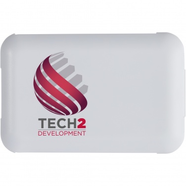 Logo trade corporate gifts image of: Savvy recycled plastic modular charging cable with phone holder