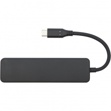 Logotrade promotional merchandise picture of: Loop RCS recycled plastic multimedia adapter USB 2.0-3.0 with HDMI port