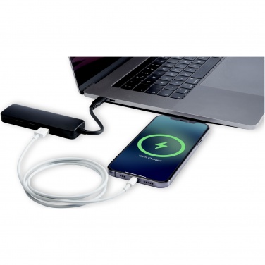 Logo trade promotional items image of: Loop RCS recycled plastic multimedia adapter USB 2.0-3.0 with HDMI port
