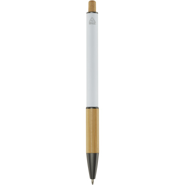 Logo trade advertising product photo of: Darius recycled aluminium ballpoint pen