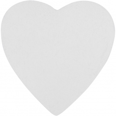 Logo trade promotional item photo of: Sticky-Mate® heart-shaped recycled sticky notes
