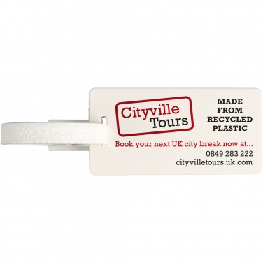 Logo trade promotional products picture of: River recycled window luggage tag