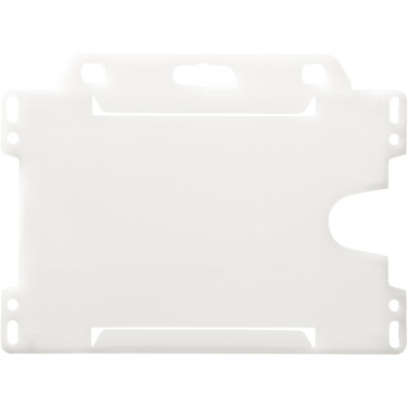 Logo trade promotional giveaways image of: Vega recycled plastic card holder