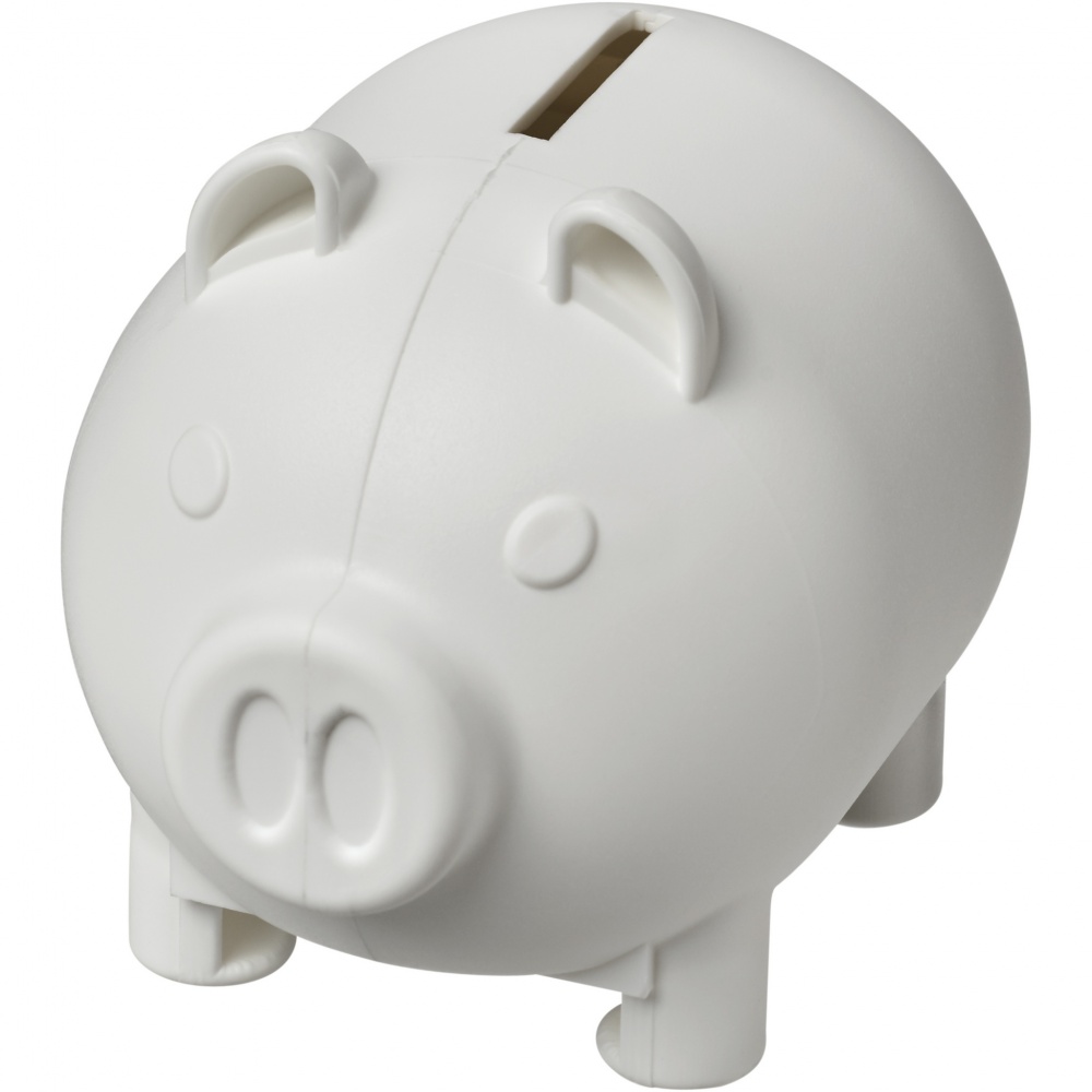 Logotrade promotional gift image of: Oink recycled plastic piggy bank