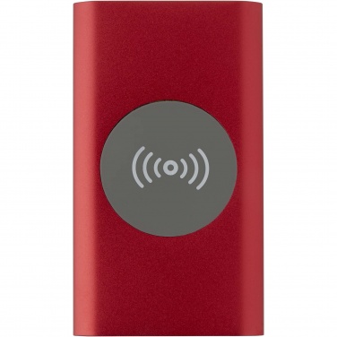 Logotrade corporate gift picture of: Juice 4000 mAh Type-C recycled aluminium wireless power bank 