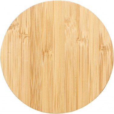 Logotrade promotional gift image of: Essence 15W bamboo wireless charging pad