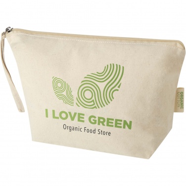 Logotrade promotional products photo of: Orissa 180 g/m² organic large accessory pouch 3L