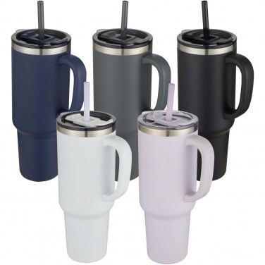 Logo trade advertising products image of: Sydney 1200 ml copper vacuum insulated tumbler with straw