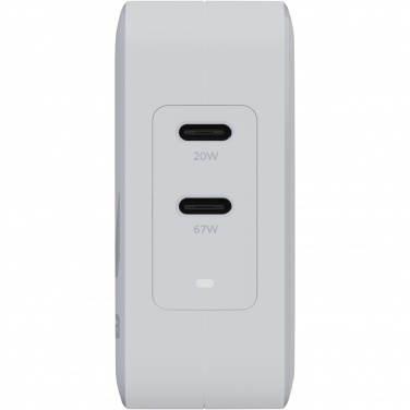 Logo trade promotional giveaways picture of: Xtorm XVC2067 GaN Ultra 67W travel charger with 100W USB-C PD cable