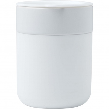 Logotrade advertising products photo of: Java 330 ml ceramic tumbler with silicone wrap and plastic lid