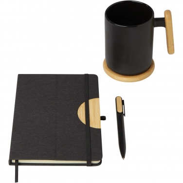 Logo trade promotional product photo of: Laura A5 hard cover notebook and ballpoint pen gift set