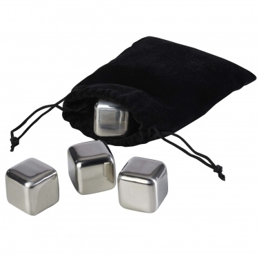 Logotrade promotional gift image of: Froz stainless steel ice cubes set