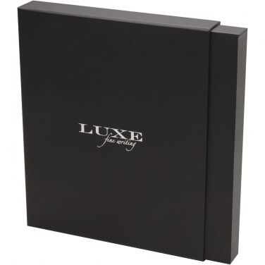Logo trade promotional giveaway photo of: Legato A5 notebook and rollerball pen set 