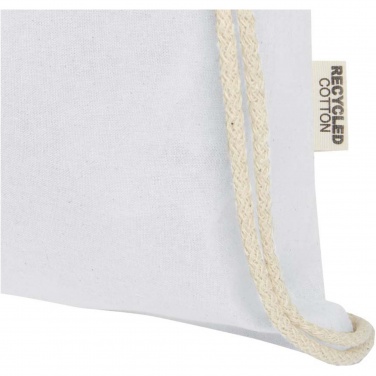 Logotrade business gift image of: Oregon 140 g/m² GRS recycled cotton drawstring bag