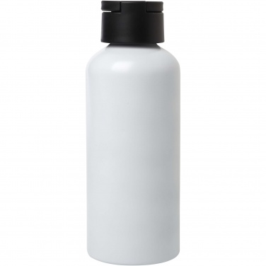 Logotrade promotional giveaway image of: Trinity 600 ml RCS certified recycled aluminium water bottle with RPET lid