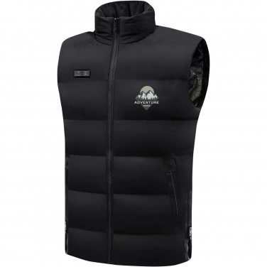 Logo trade promotional gifts image of: SCX.design G01 heated bodywarmer with power bank