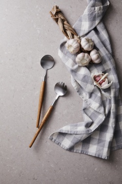 Logo trade promotional gifts picture of: VINGA Retro serving cutlery