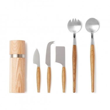 Logo trade promotional merchandise photo of: VINGA Retro serving cutlery