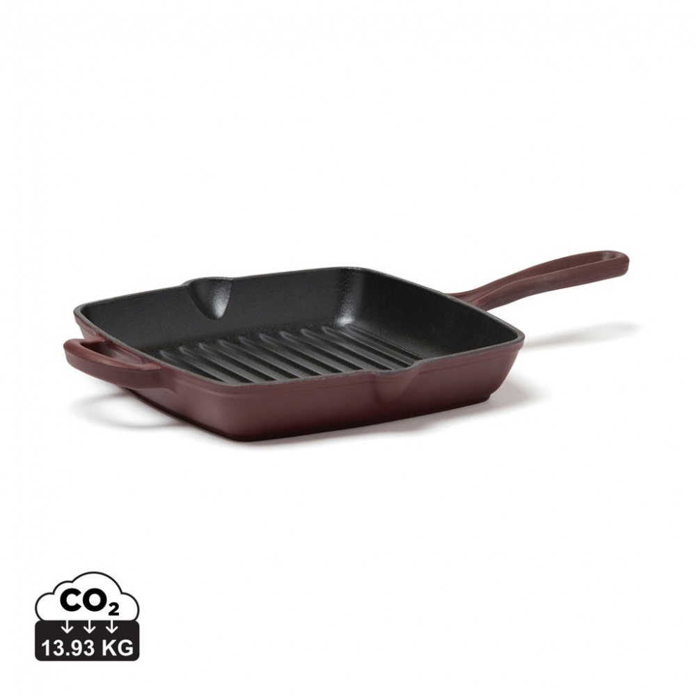 Logo trade business gift photo of: VINGA Monte enamelled grill pan